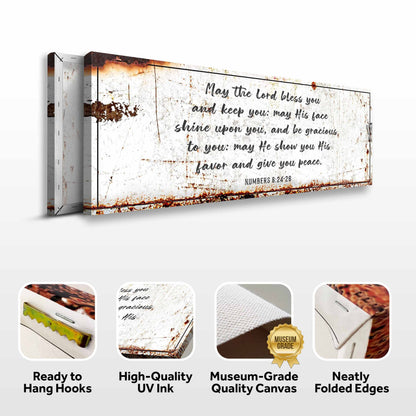 Numbers 6:24-26 - May The Lord Bless You Sign by Tailored Canvases
