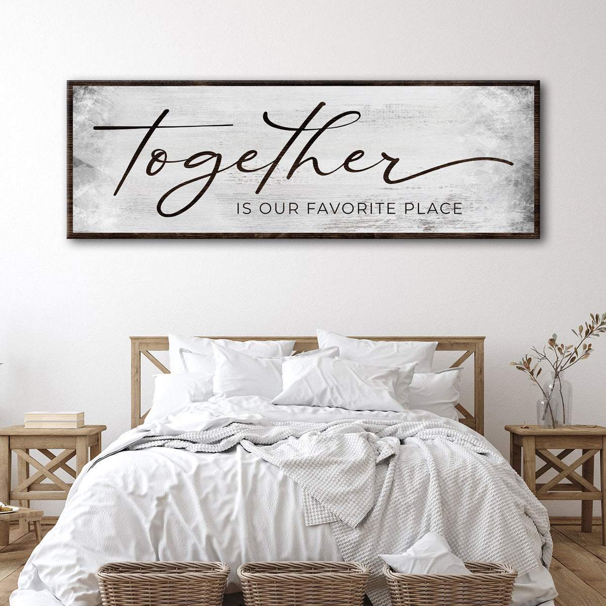 Together Is Our Favorite Place Sign by Tailored Canvases