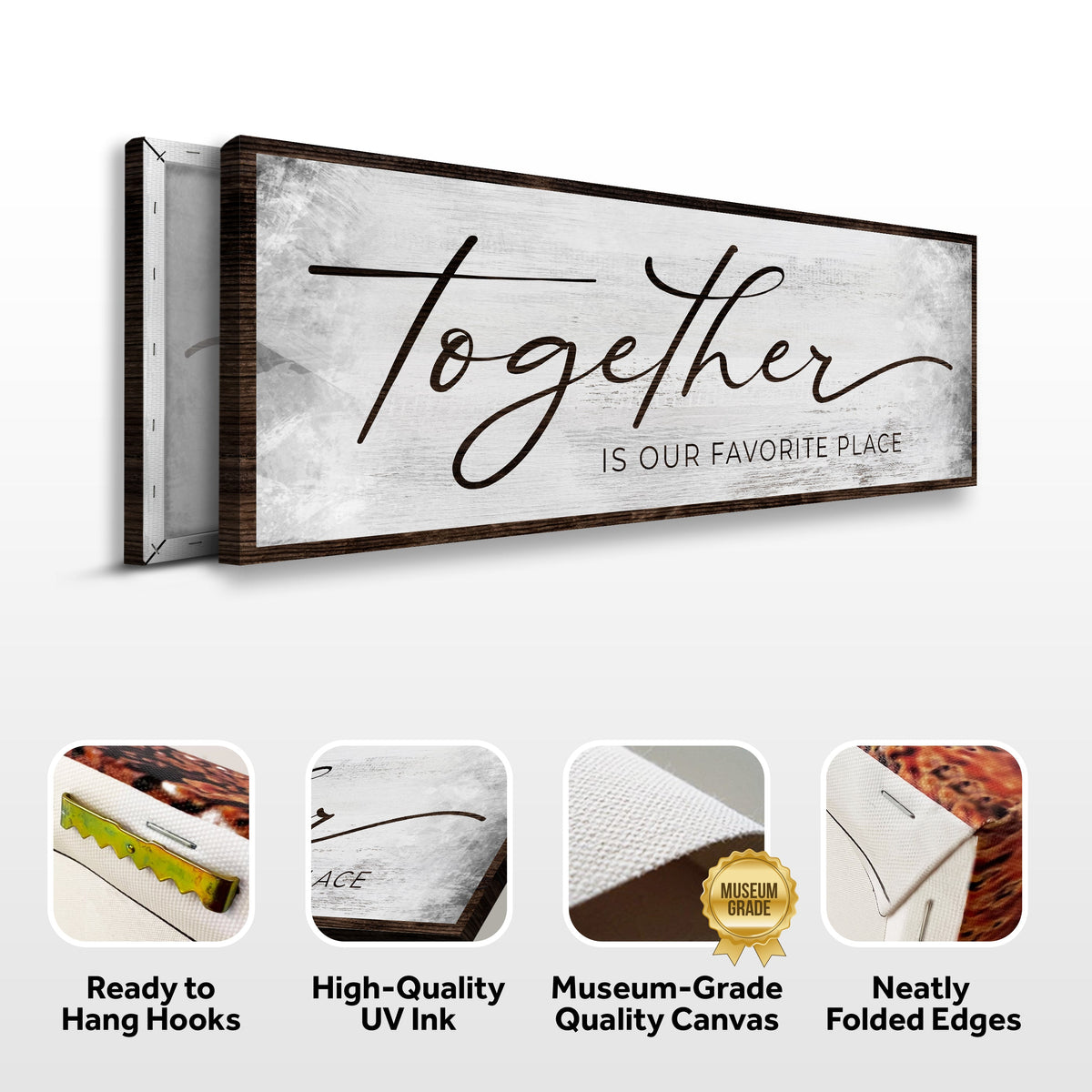 Together Is Our Favorite Place Sign by Tailored Canvases