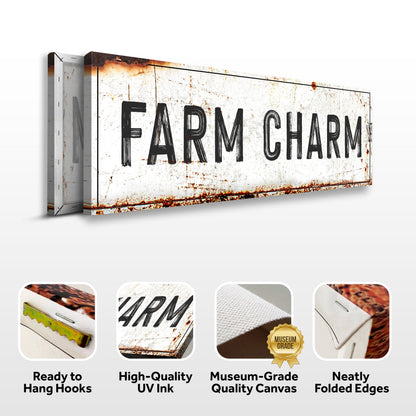 Farm Charm Sign by Tailored Canvases