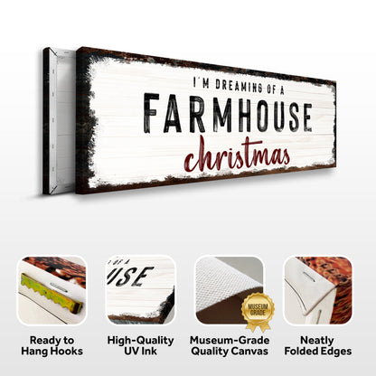 Farmhouse Christmas Sign by Tailored Canvases