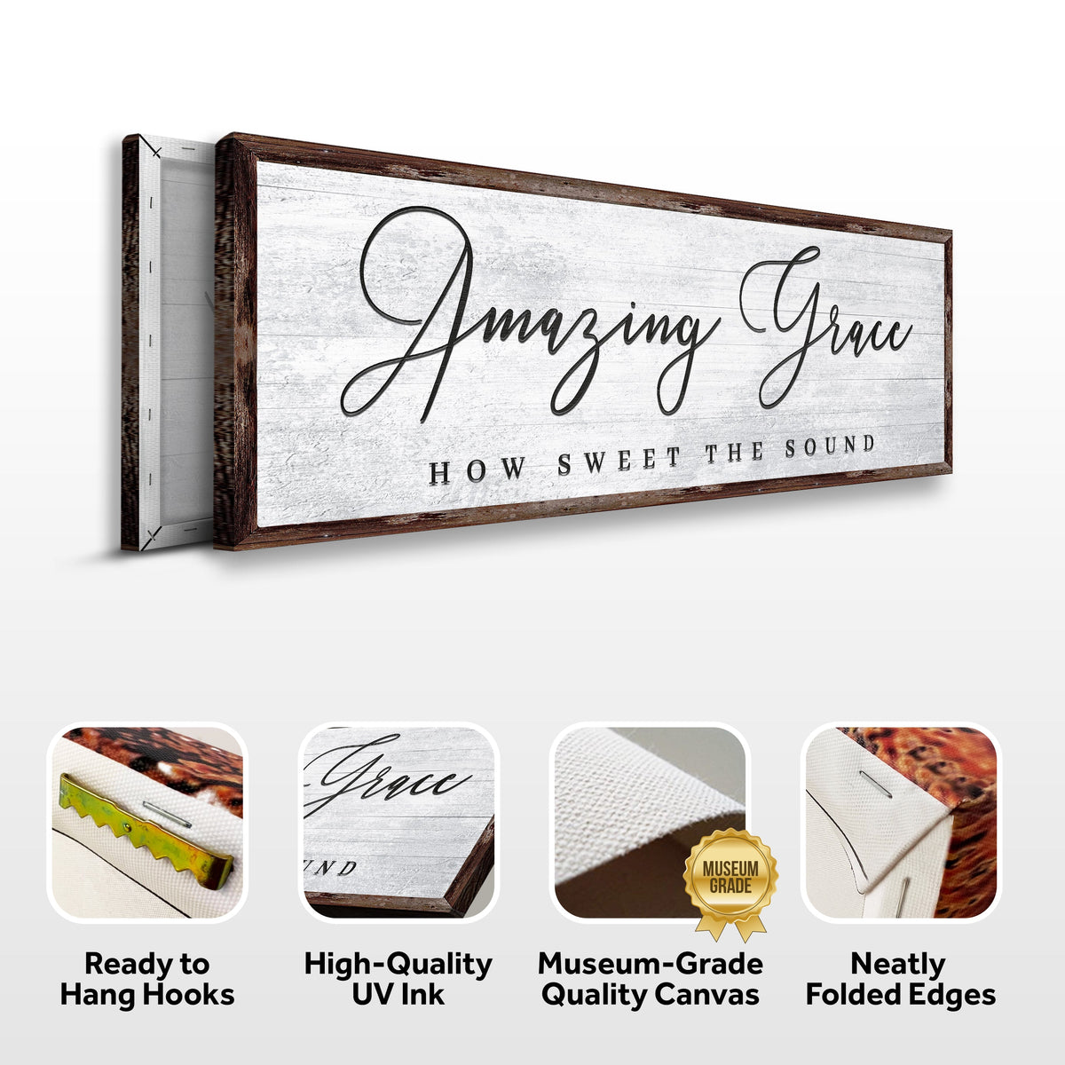 Amazing Grace How Sweet The Sound Sign by Tailored Canvases
