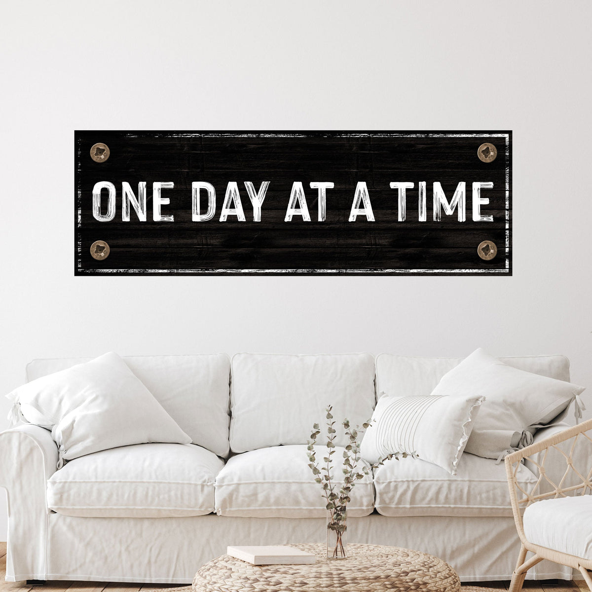 One Day At A Time Sign III by Tailored Canvases