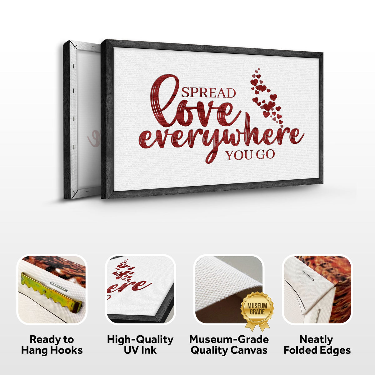Valentines Day Sign IV by Tailored Canvases