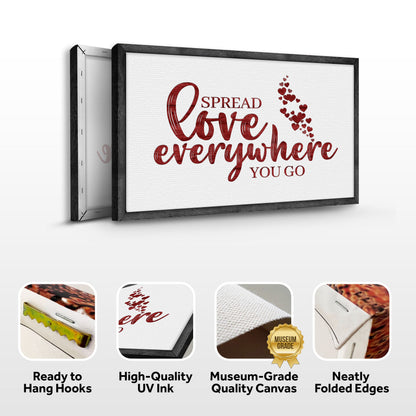 Valentines Day Sign IV by Tailored Canvases
