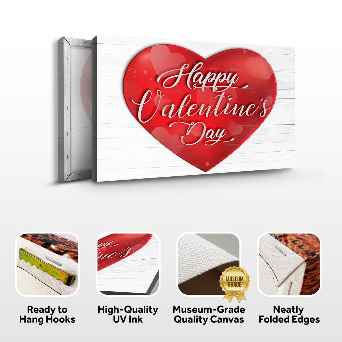Valentines Day Sign IX by Tailored Canvases