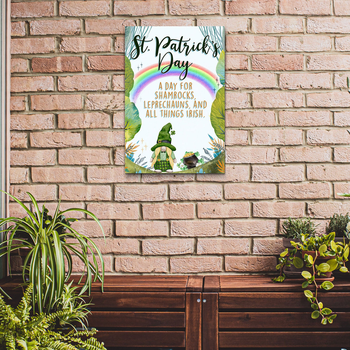 St. Patrick's Day, All Things Irish Sign by Tailored Canvases