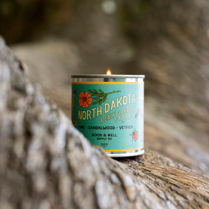 North Dakota State Candle by Good & Well Supply Co.