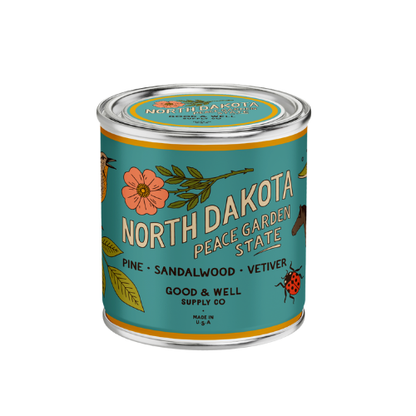 North Dakota State Candle by Good & Well Supply Co.