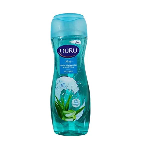 Duru Sea Mineral & Aloe Vera Shower Gel: Refreshing, Hydrating Body Wash for Healthy Skin - 450ml by Beauty Care Bag