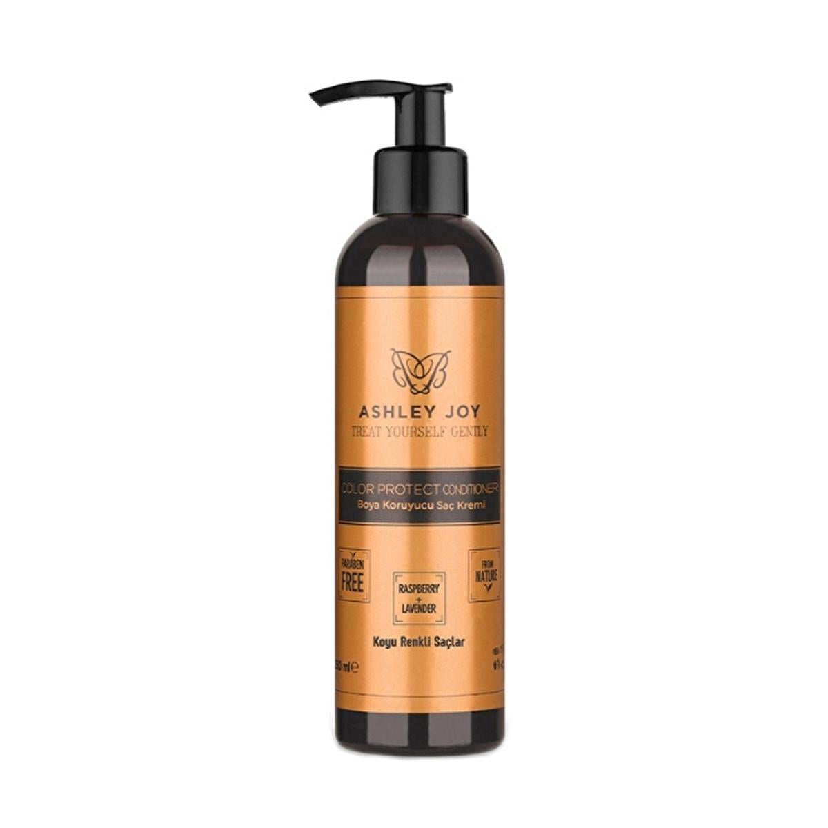 Ashley Joy Color Protecting Hair Conditioner for Dark Dyed Hair - Raspberry & Lavender - Enhances Shine & Vibrancy by Beauty Care Bag