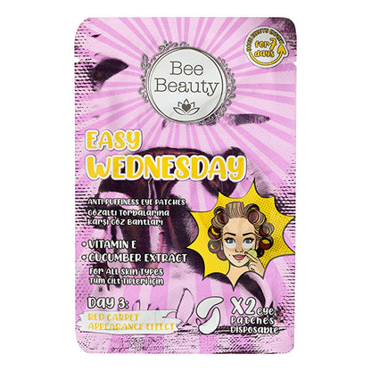 Bee Beauty Glowing Ritual: Face and Hand Mask Set - Reduce Puffiness, Brighten Skin, Smooth Hands - Easy Skincare Routine by Beauty Care Bag
