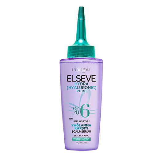L'Oreal Paris Elseve Hydra Hyaluronic Scalp Serum: Deep Cleansing Anti-Oil Treatment with Salicylic & Hyaluronic Acid for Lasting Freshness by Beauty Care Bag