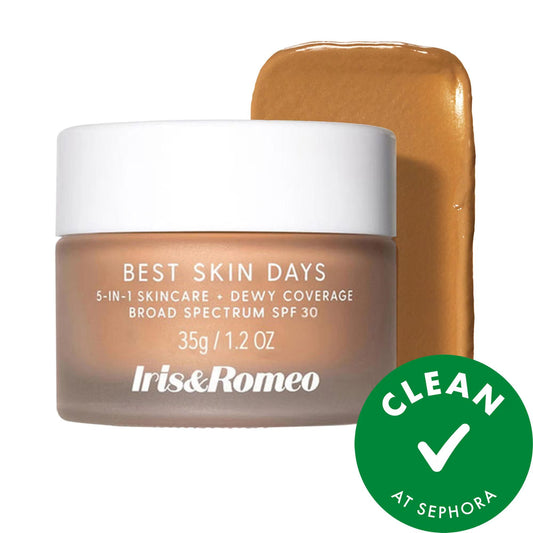 Best Skin Days SPF30 Whipped Tinted Moisturizer with Vitamin C + Hyaluronic Acid - Vegan Skincare for Natural Glow by Beauty Care Bag