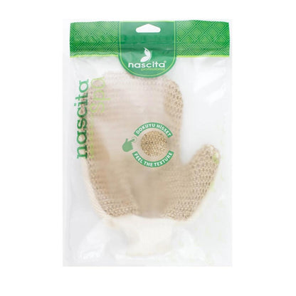 Nascita Sisal Backed Bath Glove for Smooth Skin 1 Piece by Beauty Care Bag