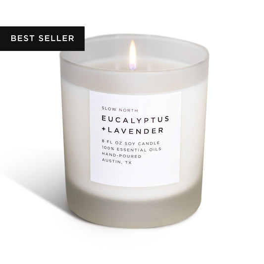 Eucalyptus + Lavender - Signature Soy Candle by Slow North