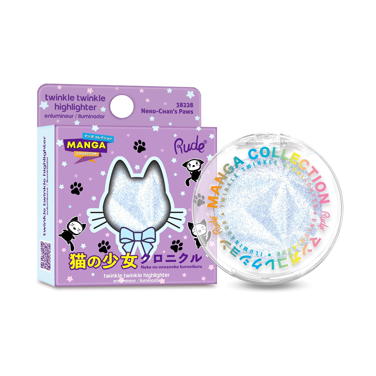 RUDE Manga Collection Twinkle Twinkle Highlighter - Neko-Chan's Paws by Avera Group