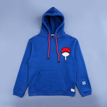 Uchiha anime fleece hoodie – view 2