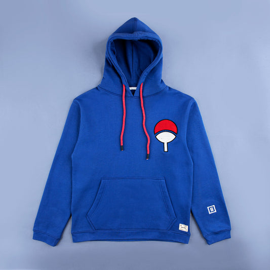 Uchiha anime fleece hoodie – view 2
