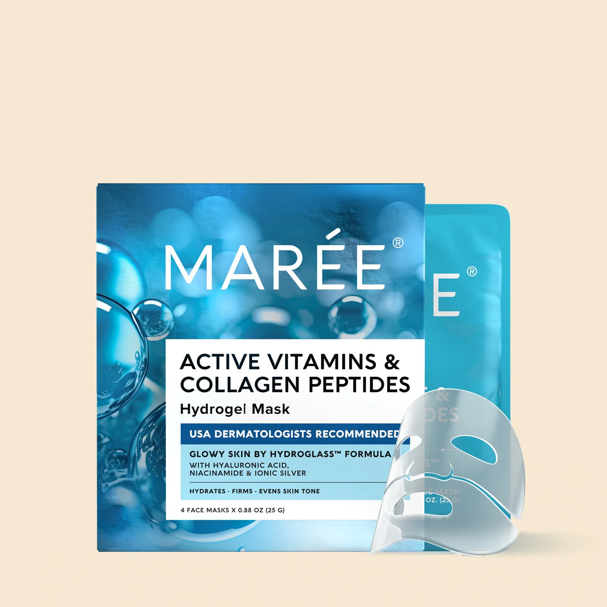 Hydrogel collagen face mask – view 9