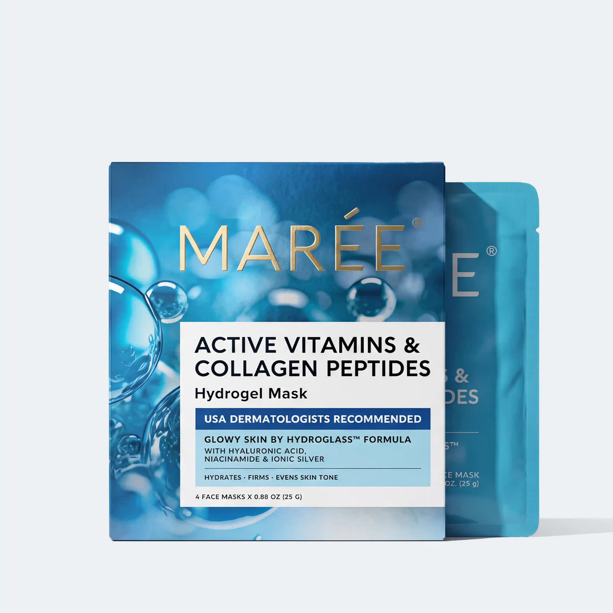 Hydrogel collagen face mask