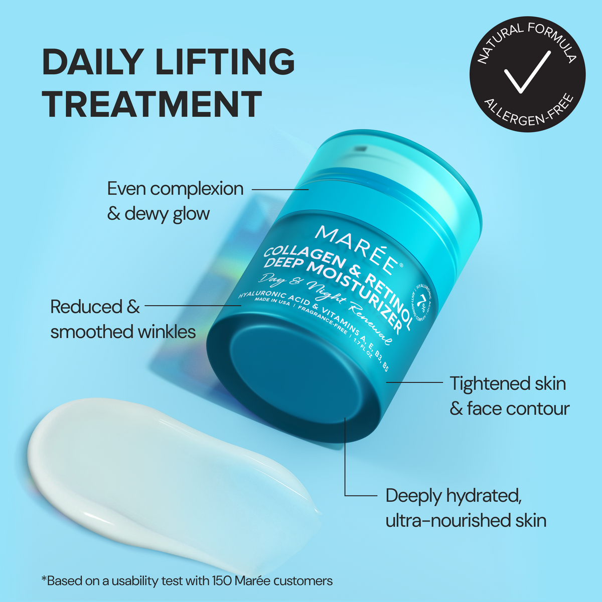 Retinol and collagen face cream – view 9