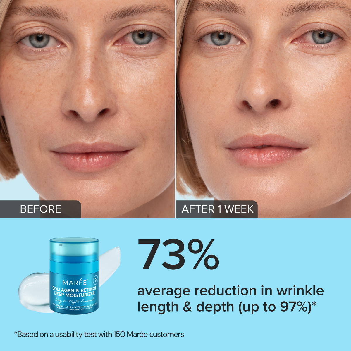 Retinol and collagen face cream – view 2