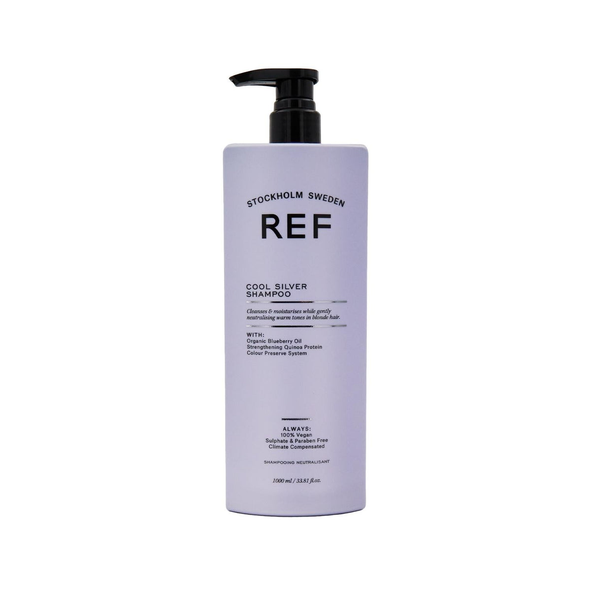 REF Cool Silver shampoo for blonde and silver hair, 1000ml