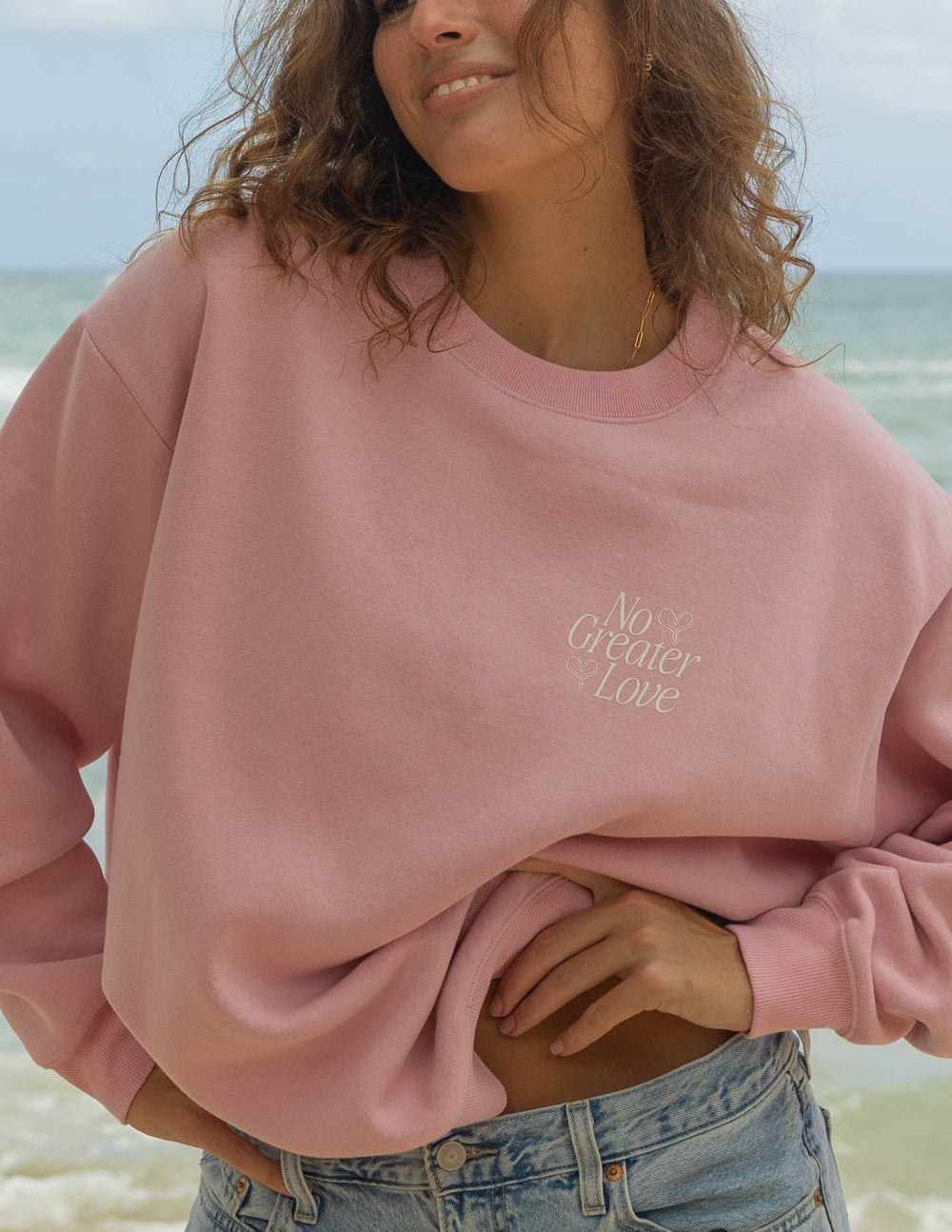 No Greater Love Unisex Crewneck by Elevated Faith