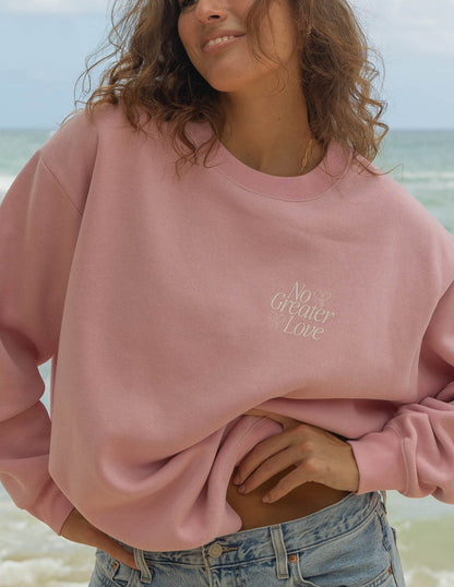 No Greater Love Unisex Crewneck by Elevated Faith