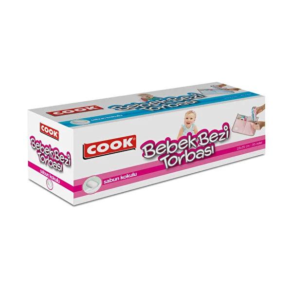 Cook Diaper Bags for Hygienic Disposal - 30 Count, Soap Scented & Recyclable by Beauty Care Bag