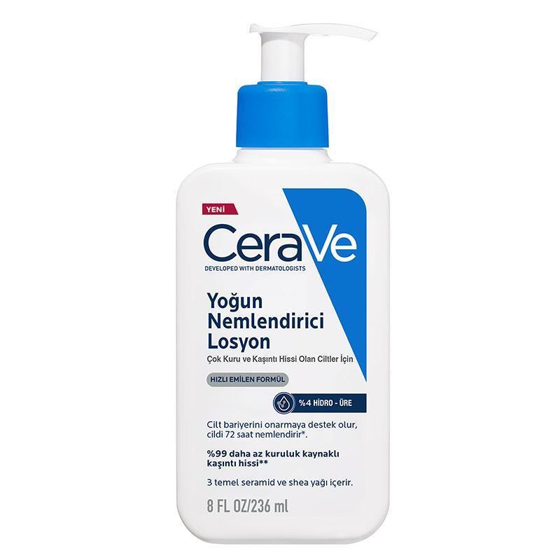 CeraVe moisturizing lotion with urea and ceramides for sensitive skin, 7.98 fl oz
