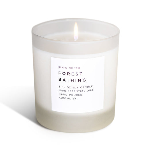 Forest Bathing - Signature Candle (Fir + Pine + Patchouli) by Slow North