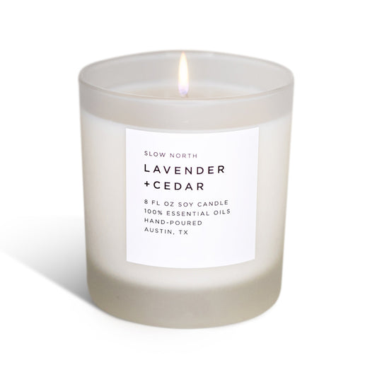 Lavender + Cedar - Signature Candle by Slow North