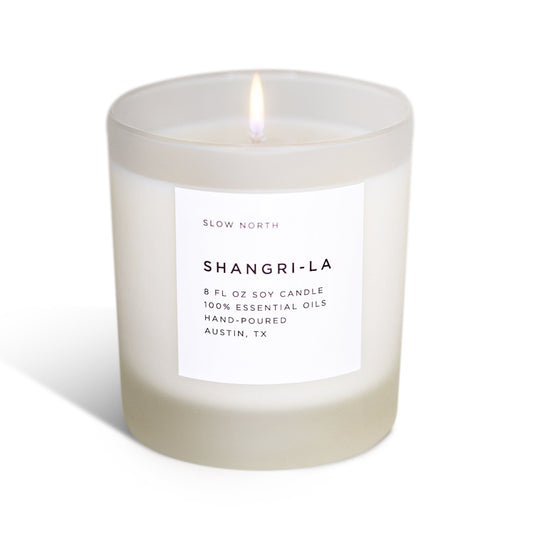 Shangri-La - Signature Candle (Eucalyptus + Lavender + Lemongrass) by Slow North