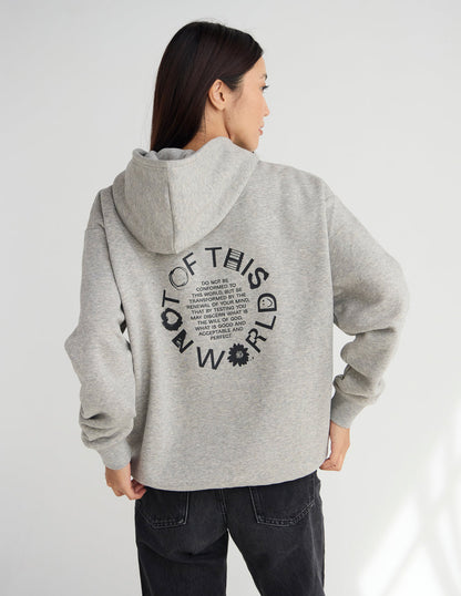 Not of This World Beige Unisex Hoodie by Elevated Faith