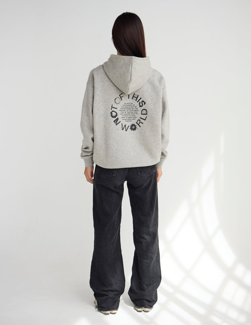 Not of This World Beige Unisex Hoodie by Elevated Faith
