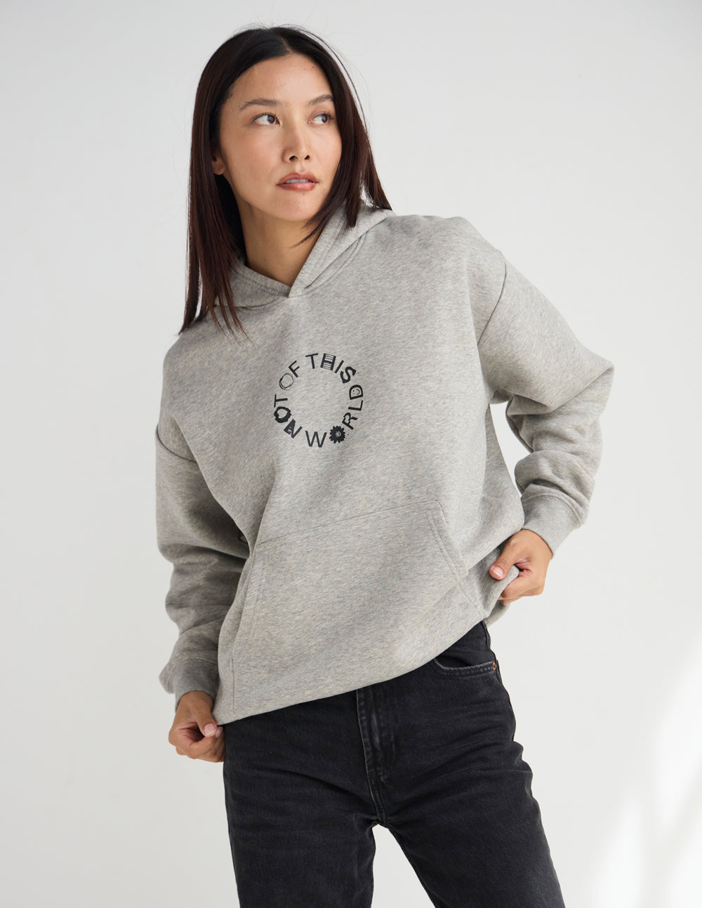 Not of This World Beige Unisex Hoodie by Elevated Faith