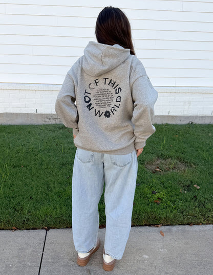 Not of This World Beige Unisex Hoodie by Elevated Faith