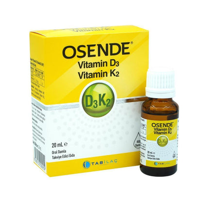 Osende Vitamin D3 K2 Drops: Enhanced Bone Health, Immune Support - Liquid Vitamin D Supplement for Optimal Absorption by Beauty Care Bag