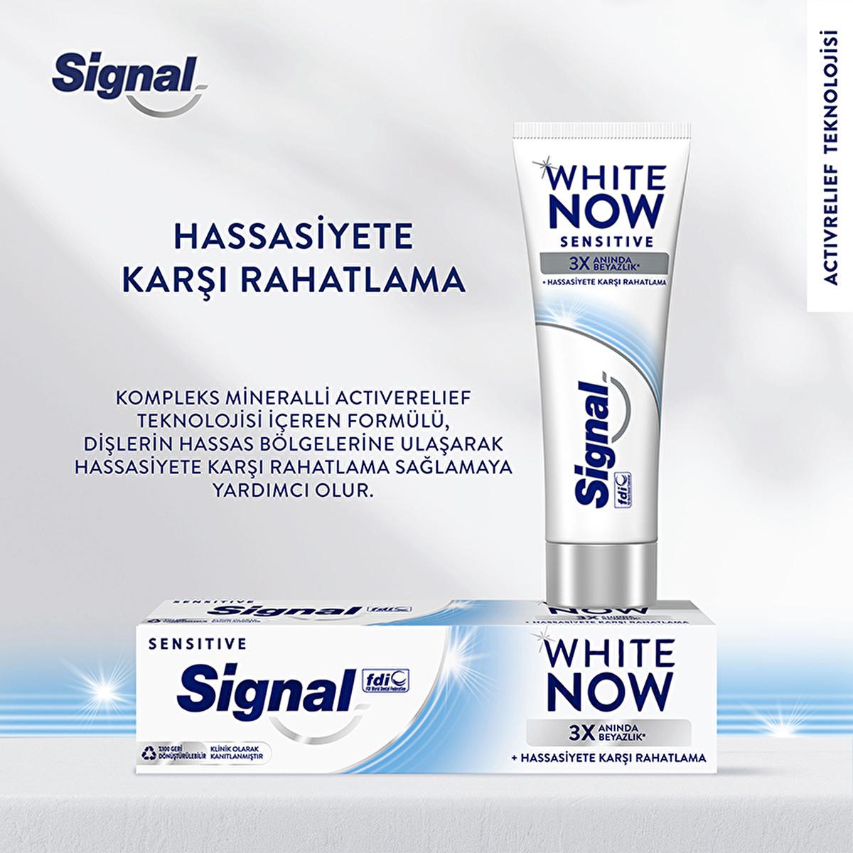 Signal White Now Sensitive toothpaste, 2.54 fl oz