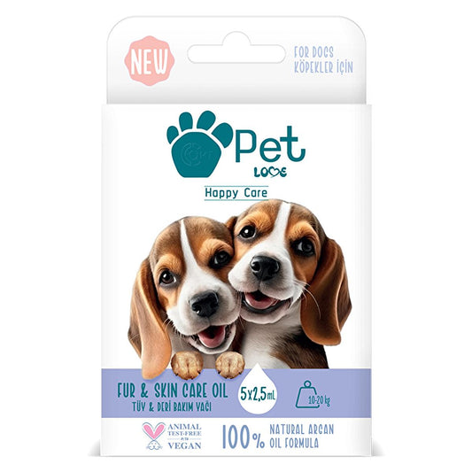 Pet Love natural argan oil dog grooming oil, 0.42 fl oz