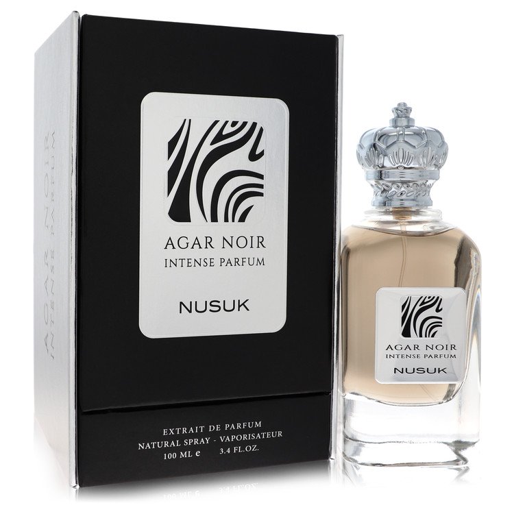 Nusuk Agar Noir Intense by Nusuk Extrait De Parfum Spray (Unisex) 3.4 oz for Men by Avera Group
