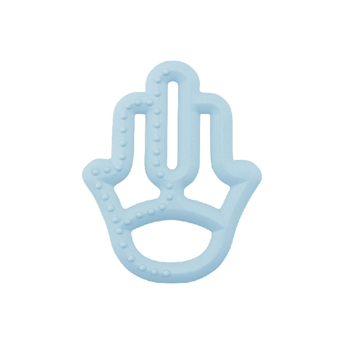 OiOi Baby Silicone Teether - Mineral Blue, Safe & Effective Teething Relief for Infants by Beauty Care Bag