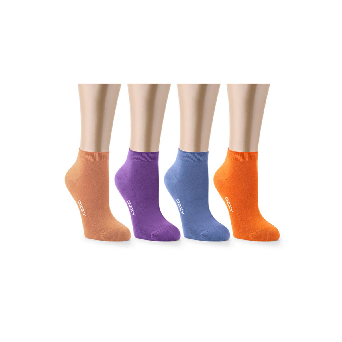 Ozzy Socks Women's 4-Pack Bamboo Seamless Toeless Socks - Comfortable, Eco-Friendly, Colorful Footwear for Women by Beauty Care Bag