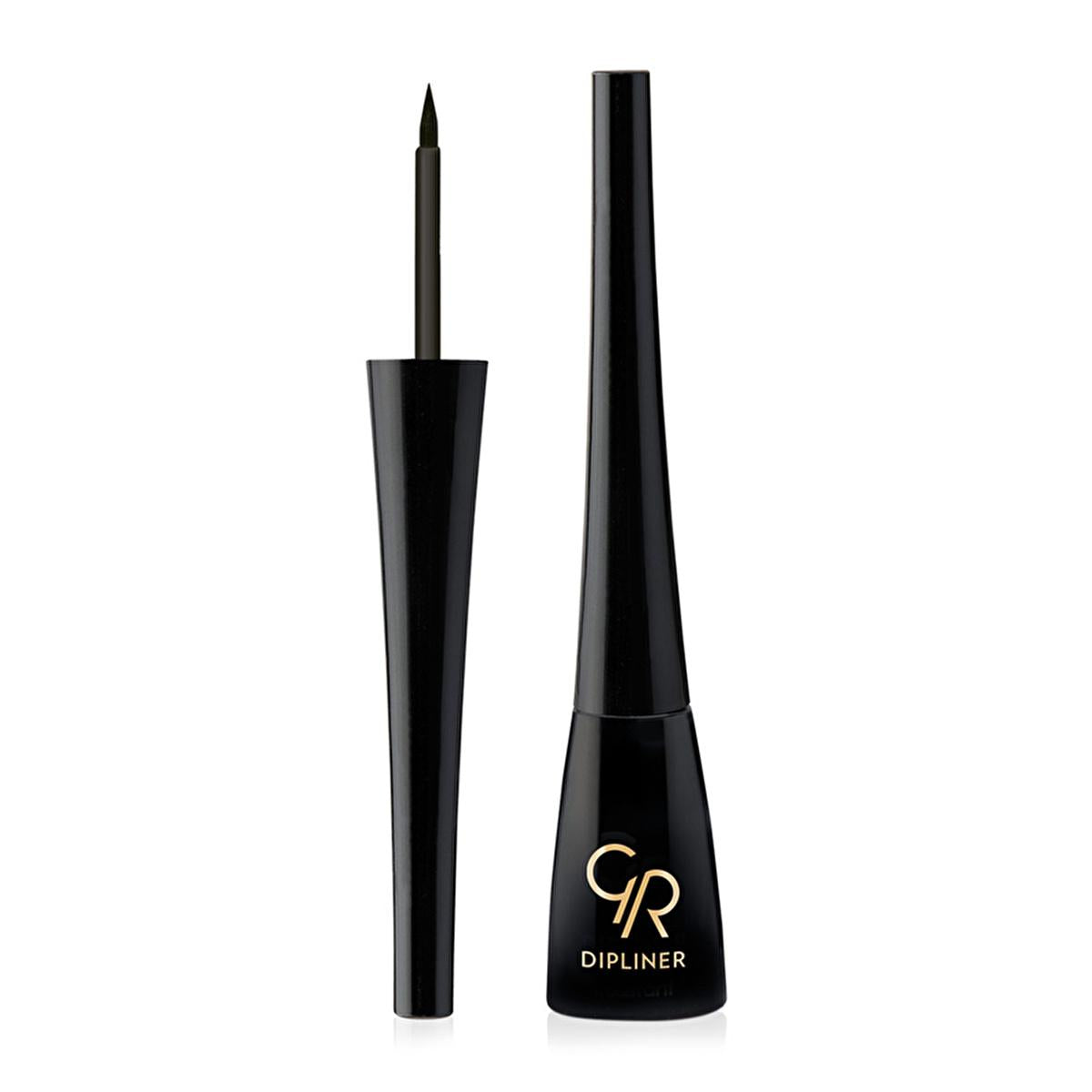 Golden Rose Liquid Eyeliner - Black, Precise & Easy Apply for Dramatic Eye Look by Beauty Care Bag