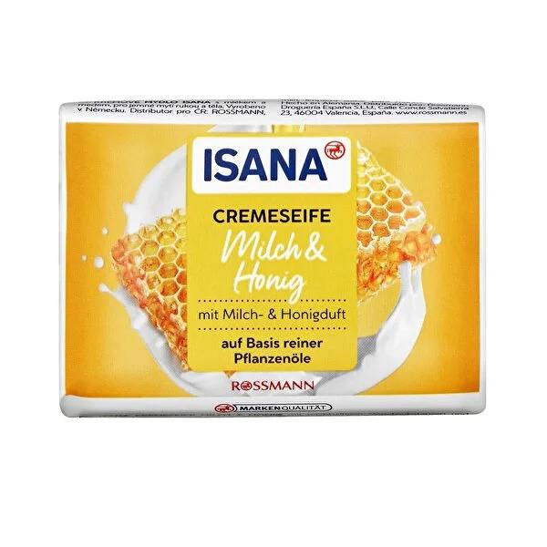 Isana Cream Soap Milk & Honey: Moisturizing, Gentle Hand Cleanser - Microplastic-Free, Natural & Skin-Friendly for Soft, Hydrated Hands by Beauty Care Bag
