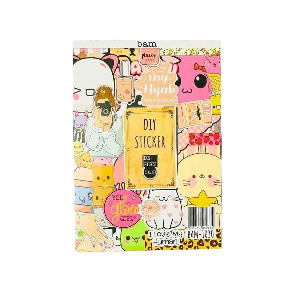 Bam Sticker Book 1030 for Creative Journaling 17x24 cm by Beauty Care Bag
