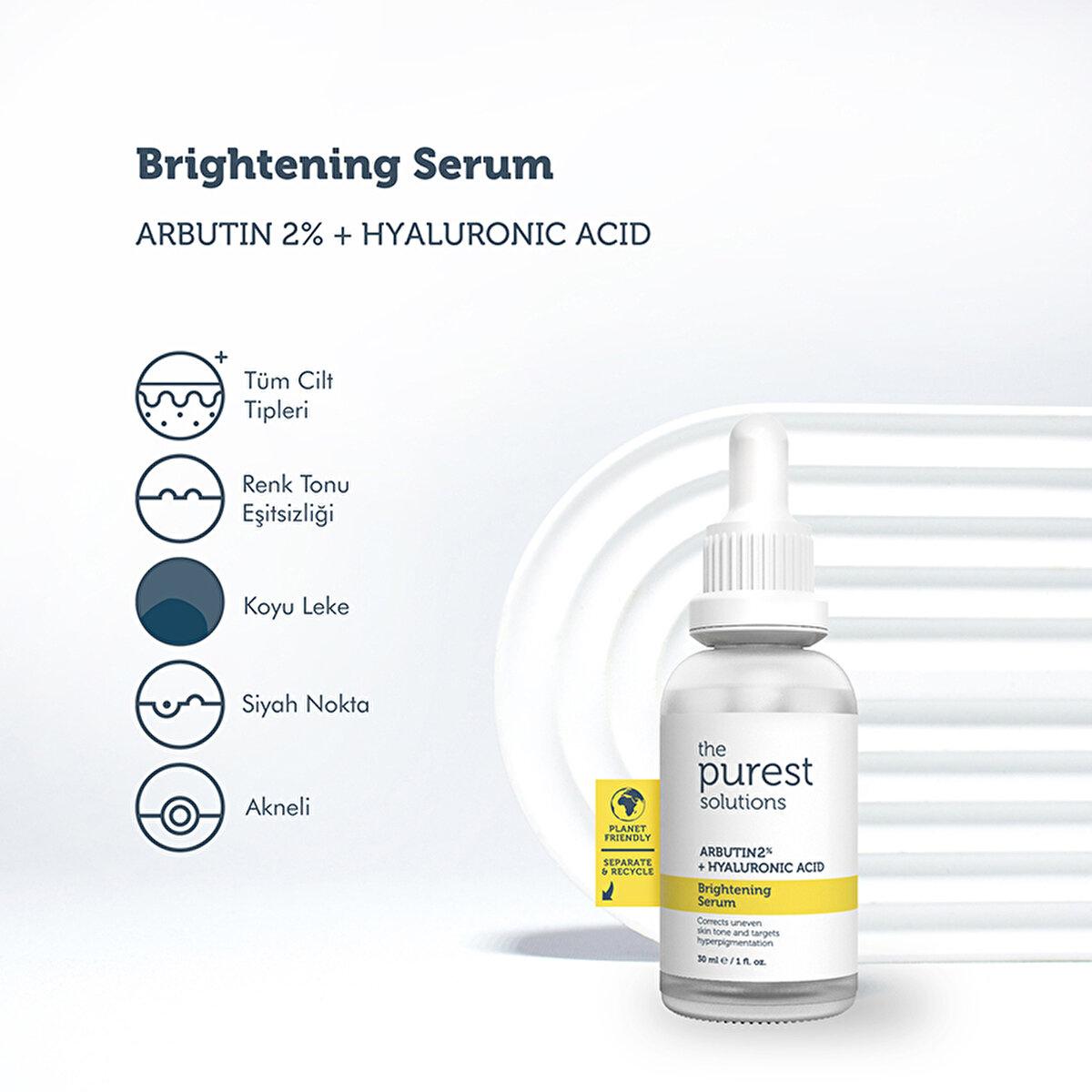 The Purest Solutions skin toning serum with alpha arbutin and hyaluronic acid
