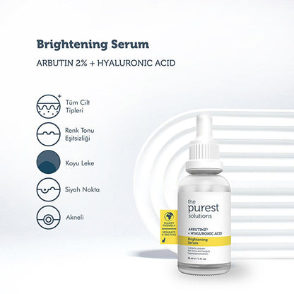 The Purest Solutions skin toning serum with alpha arbutin and hyaluronic acid